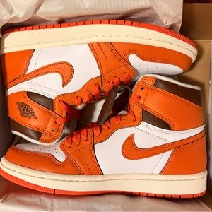 Jordan 1 white starfish cacao women’s 8 men’s 6.5 never worn